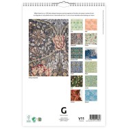 Familjekalender William Morris 2027